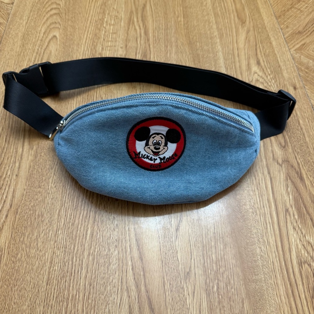 Mickey Mouse Denim Belt Bag